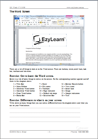 Microsoft Word Beginners Training Course 201 Understanding And ...