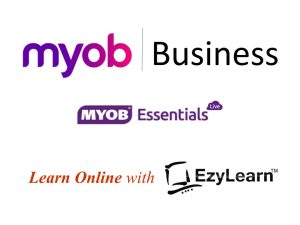 Learn how to use MYOB Business Lite and Pro (was MYOB Essentials) Online Training Course & Certificate - EzyLearn logo